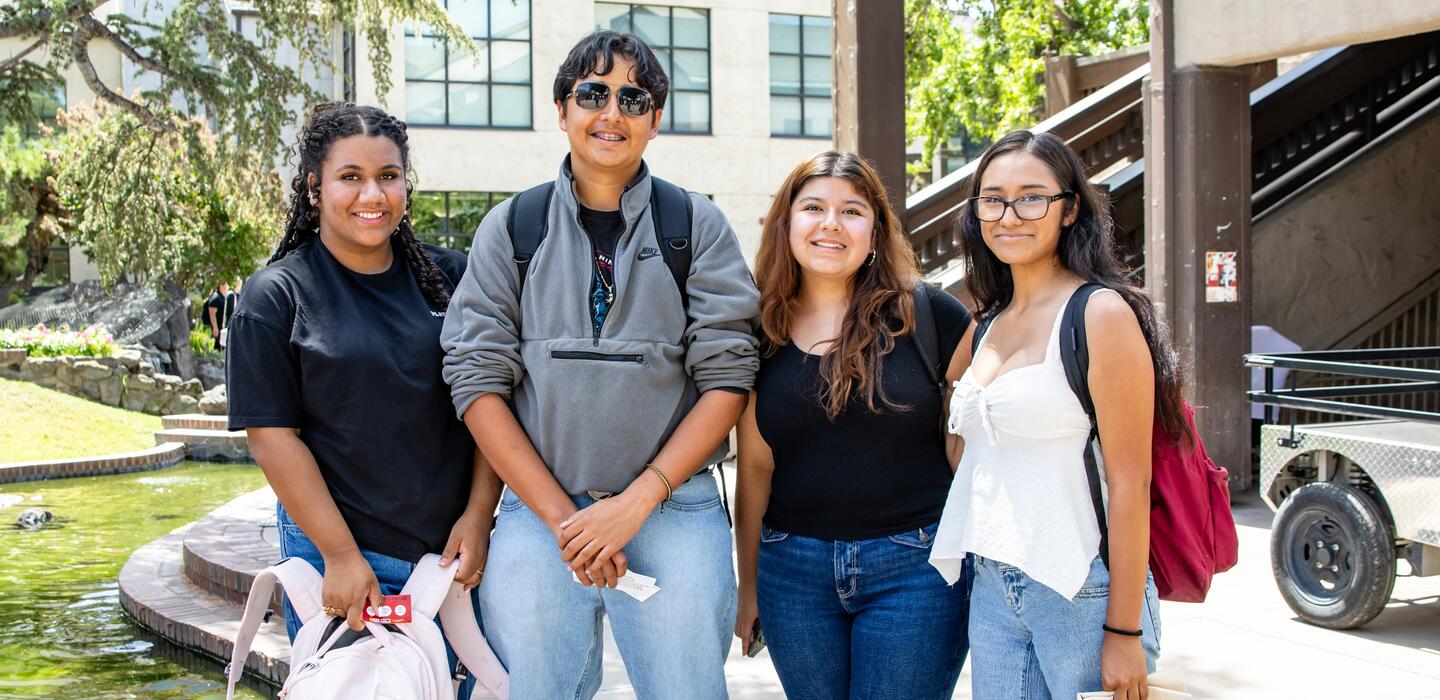Photo of students hanging out during College Hour