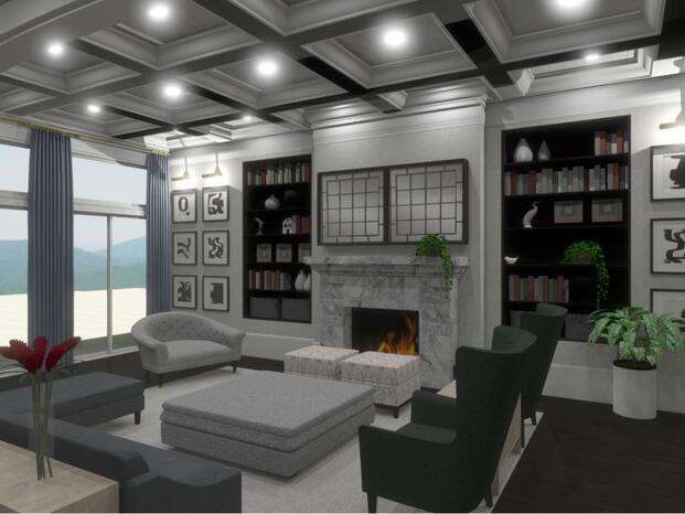 interior design concept showcasing a room