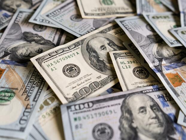 A stack of $100 bills