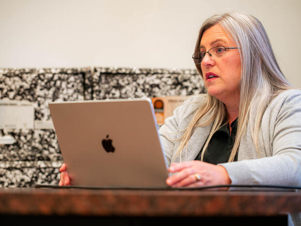 An English instructor at Delta College