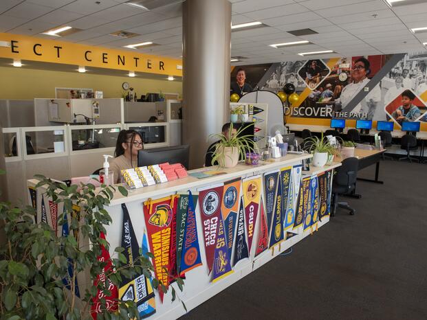 Delta Connect Center front desk