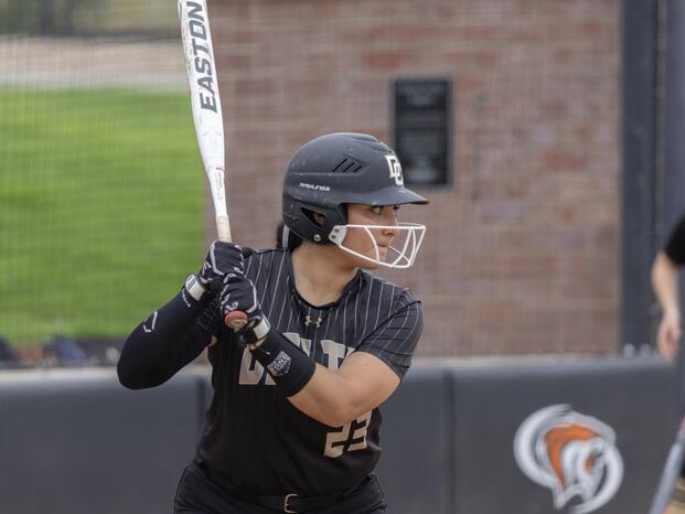 Softball player at Bat