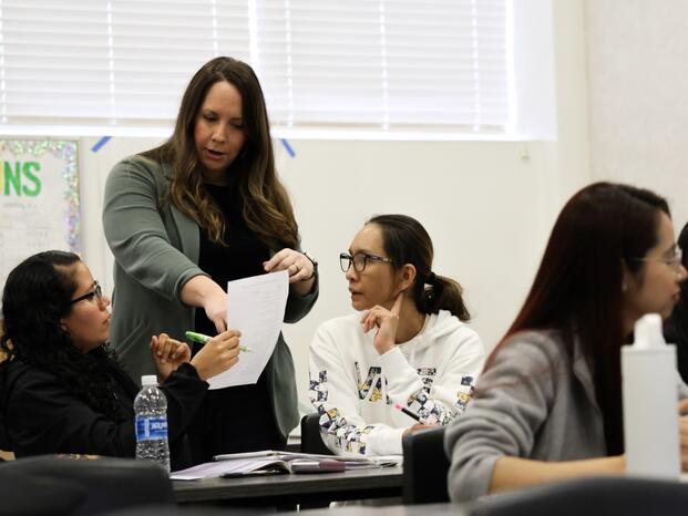 Adult Student in Class