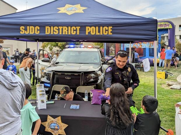 Police Booth at Event