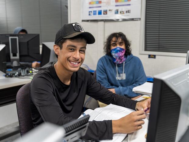 Photo of Delta College students getting job training