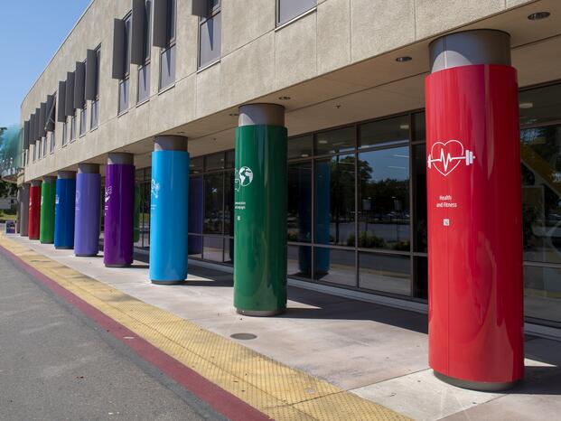 Photo of the exterior of the DeRicco Building where the Delta Connect Center is located