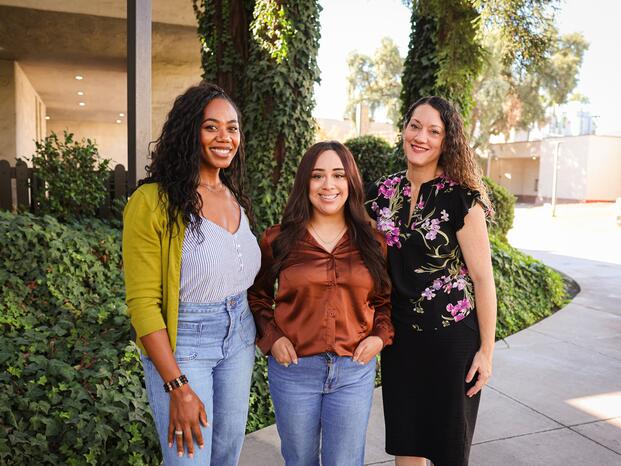 Photo of academic advisors from the Social Science Public Service and Education TrAC