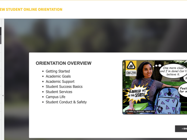 Orientaation tool Screenshot