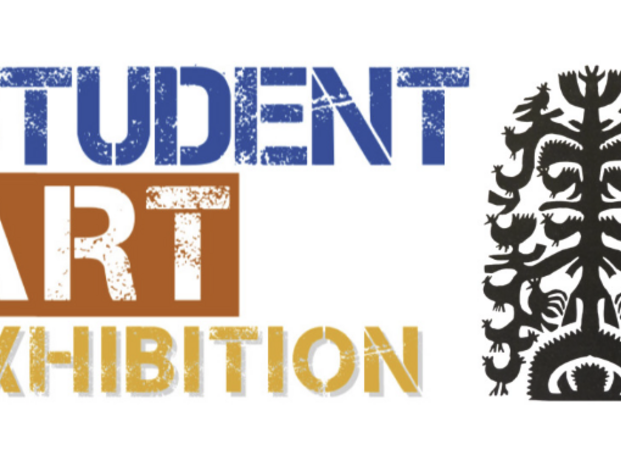 Student Art Exhibition Flyer