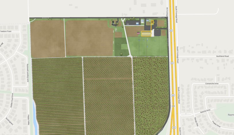 Aerial Maps of Manteca Center