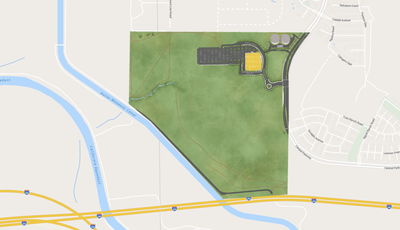 Aerial Map of South Campus in Mountain House
