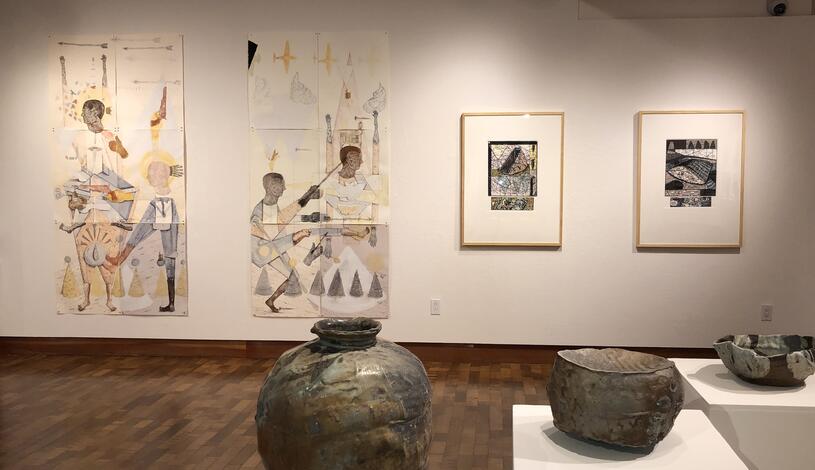 Inside of the Horton Art Gallery