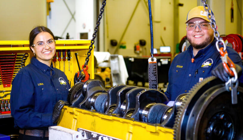 Caterpillar students