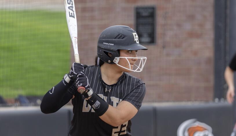 Softball player at Bat