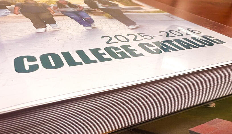 Photo of the front cover of the catalog