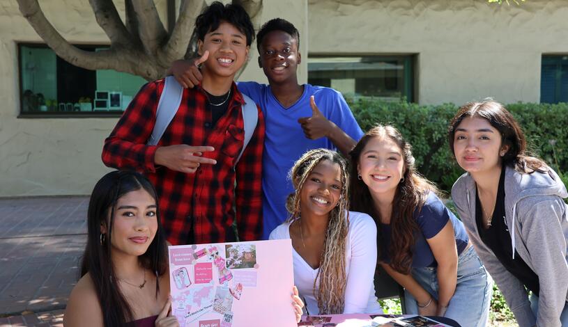 Group of students at Mustang Week