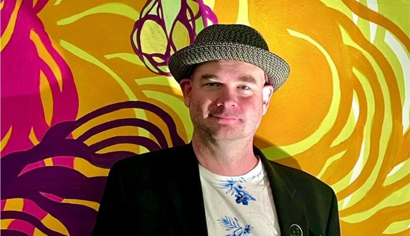 Photo of artist Daniel "Attaboy" Seifert