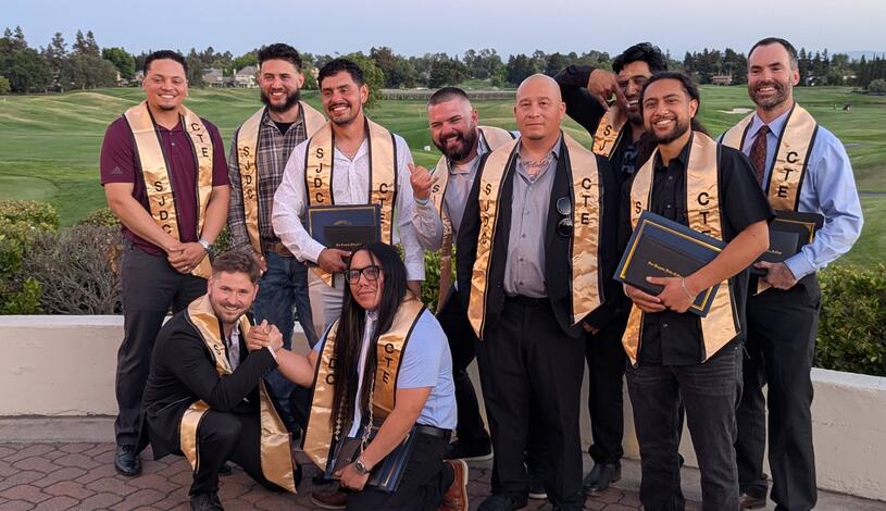 Photo of apprenticeship graduates