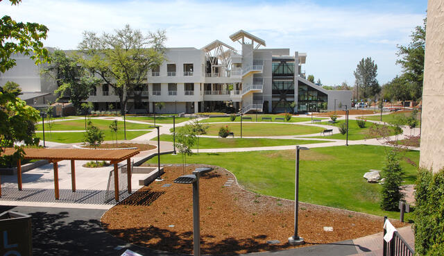 The Dolores Huerta Plaza at San Joaquin Delta College