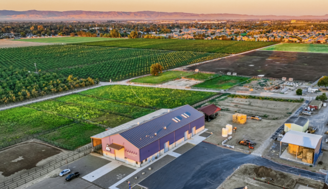 Aerial view of Manteca Center