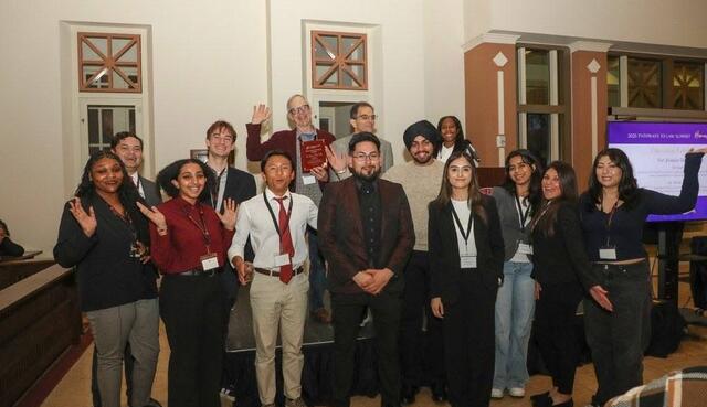 Pathway to Law students pose for a photo