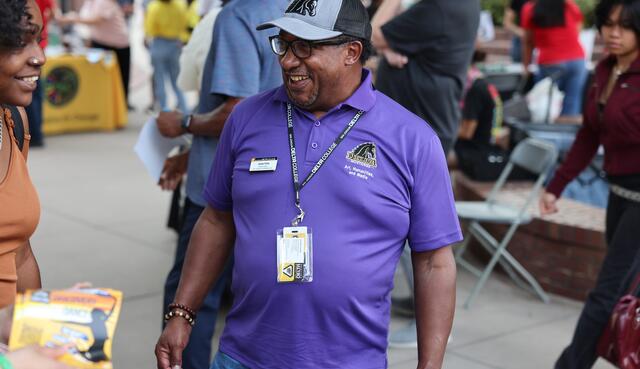 Photo of James Forte, academic advisor for the Arts, Humanities, and Multimedia TrAC