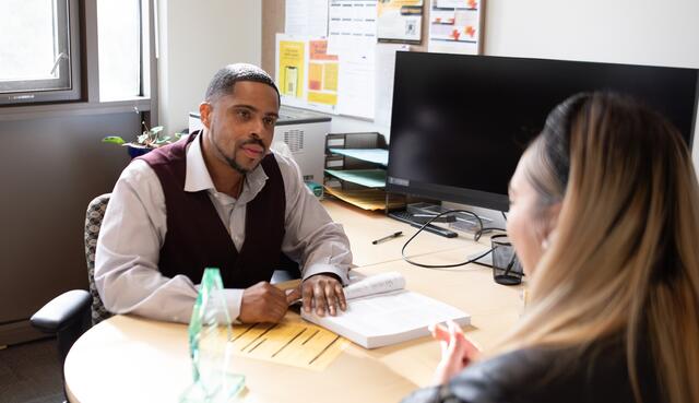 Photo of Jonathan Harris, a counselor at Delta College