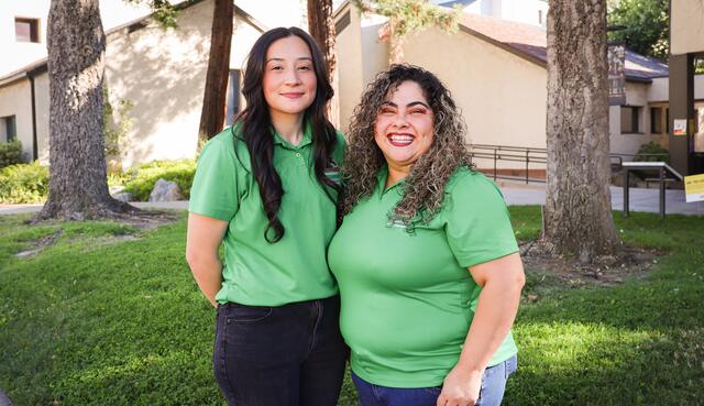 Photo of Marisol Corona and Karina Davalos, academic advisors