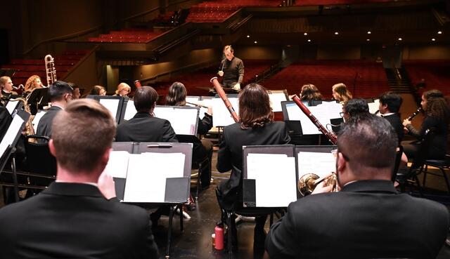 Delta Music Student Performing on stage