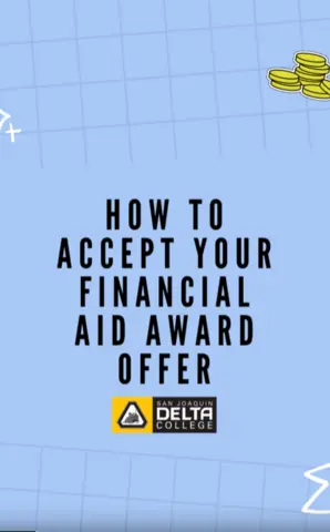 Screeshot of How to Accept Your Financial Aid Award Offer video