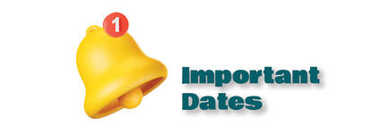 Important Dates