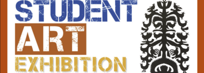 Student Art Exhibition Flyer