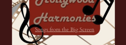 Hollywood Harmonies Event Flyer