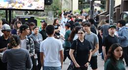 Photo of the crowd at College Night