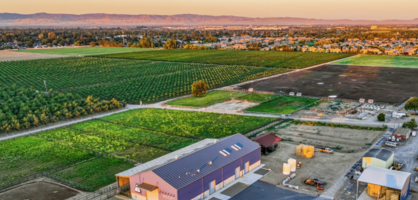 Aerial view of Manteca Center