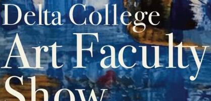 Graphic for the Art Faculty Show in 2026