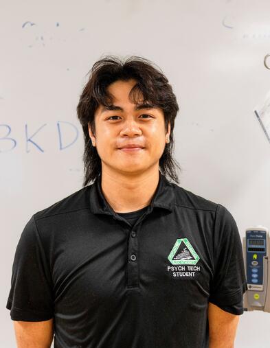 Delta College Psychiatric Technician student smiling in a classroom