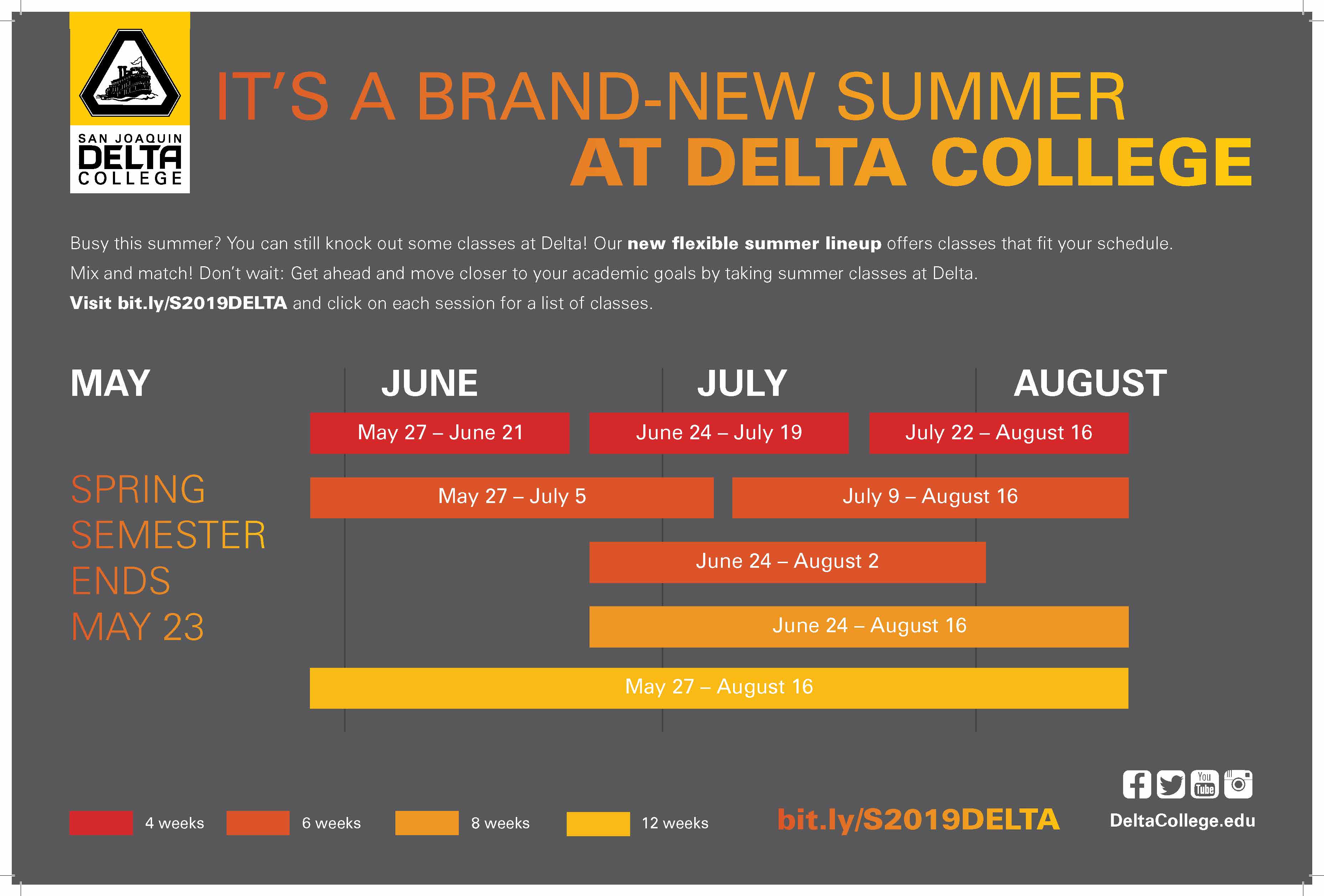 New flexible summer schedule to benefit Delta students San Joaquin