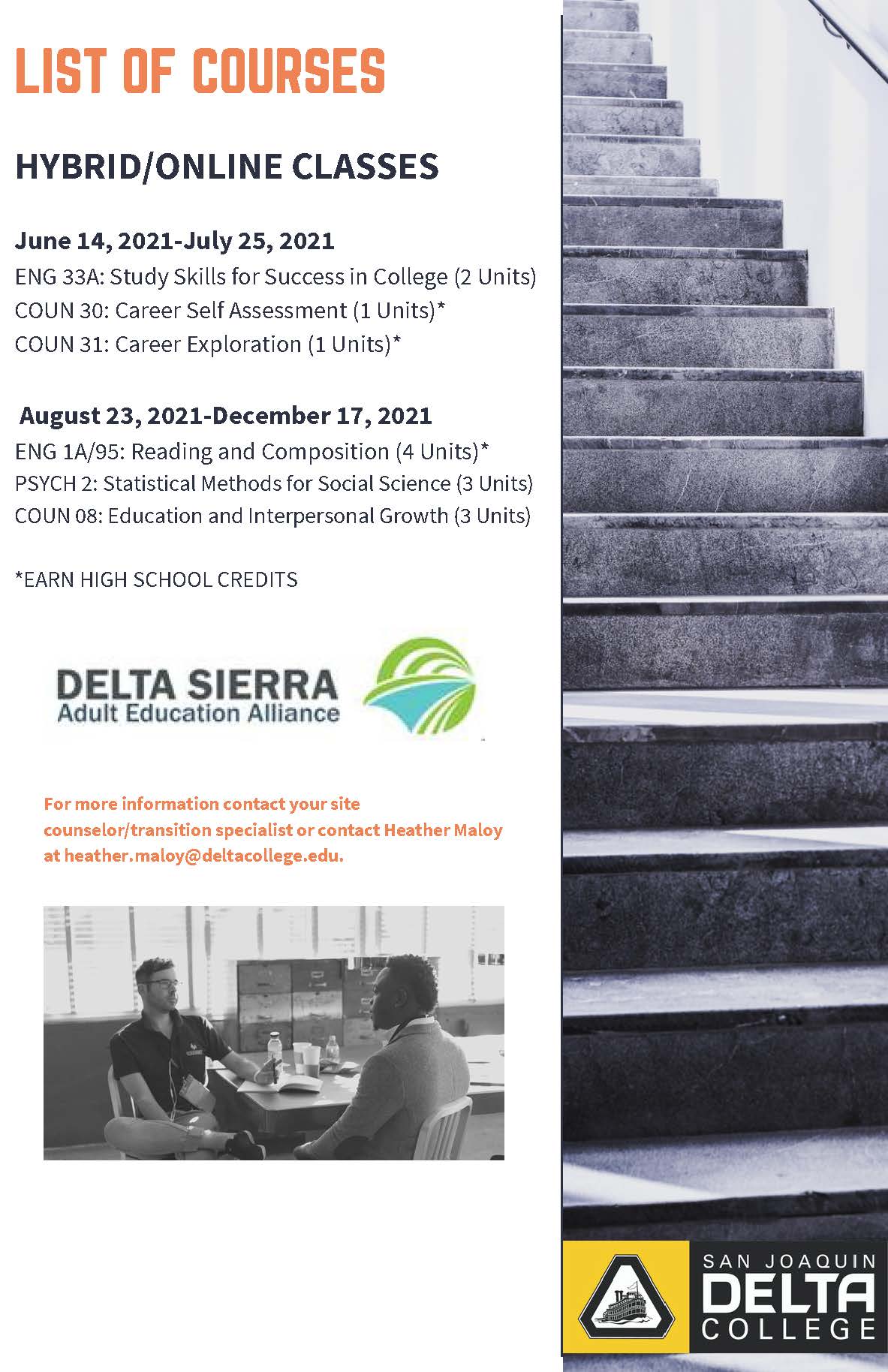 DARTE program flyer page two