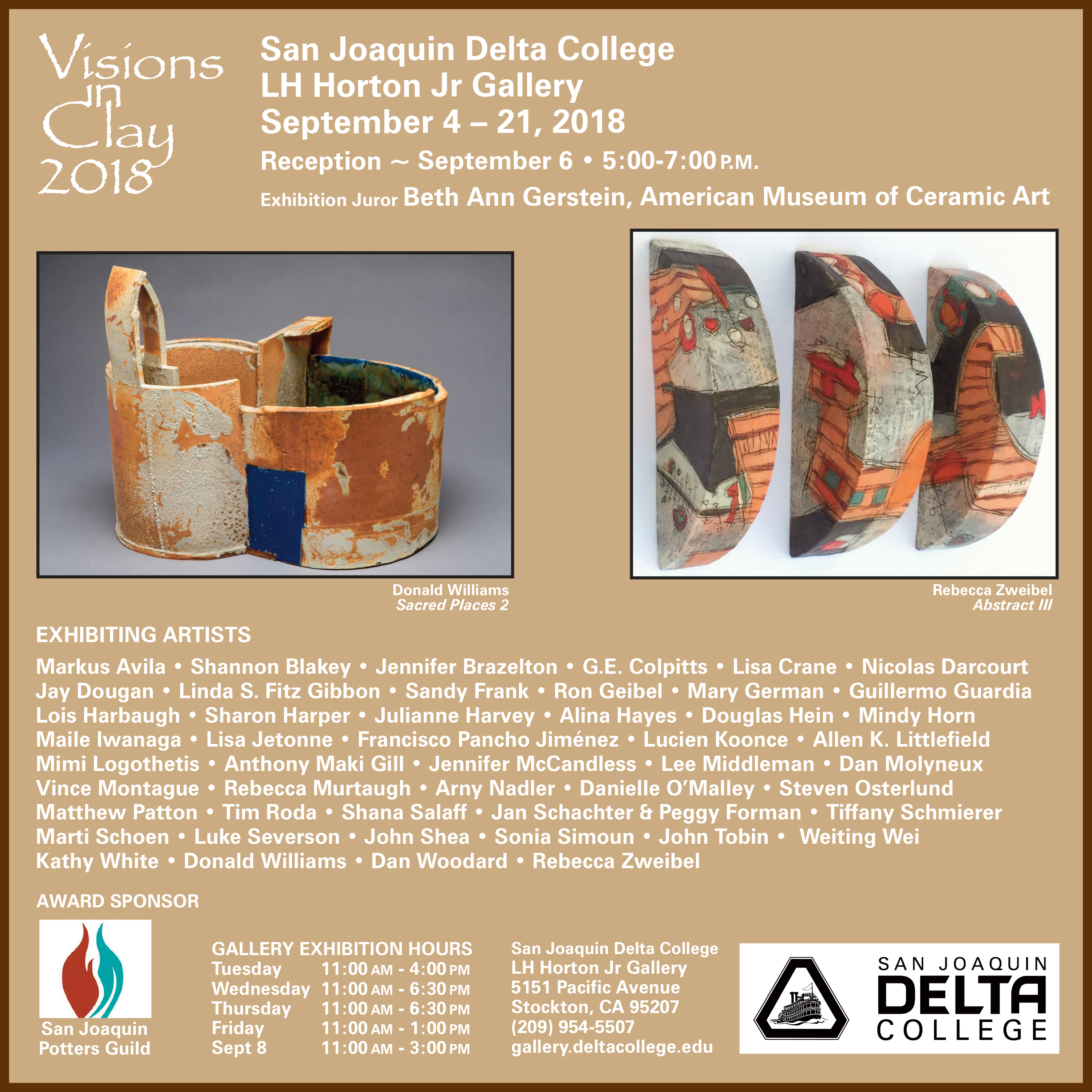 'Visions in Clay' at San Joaquin Delta College is the largest ceramics show in the San Joaquin Valley.